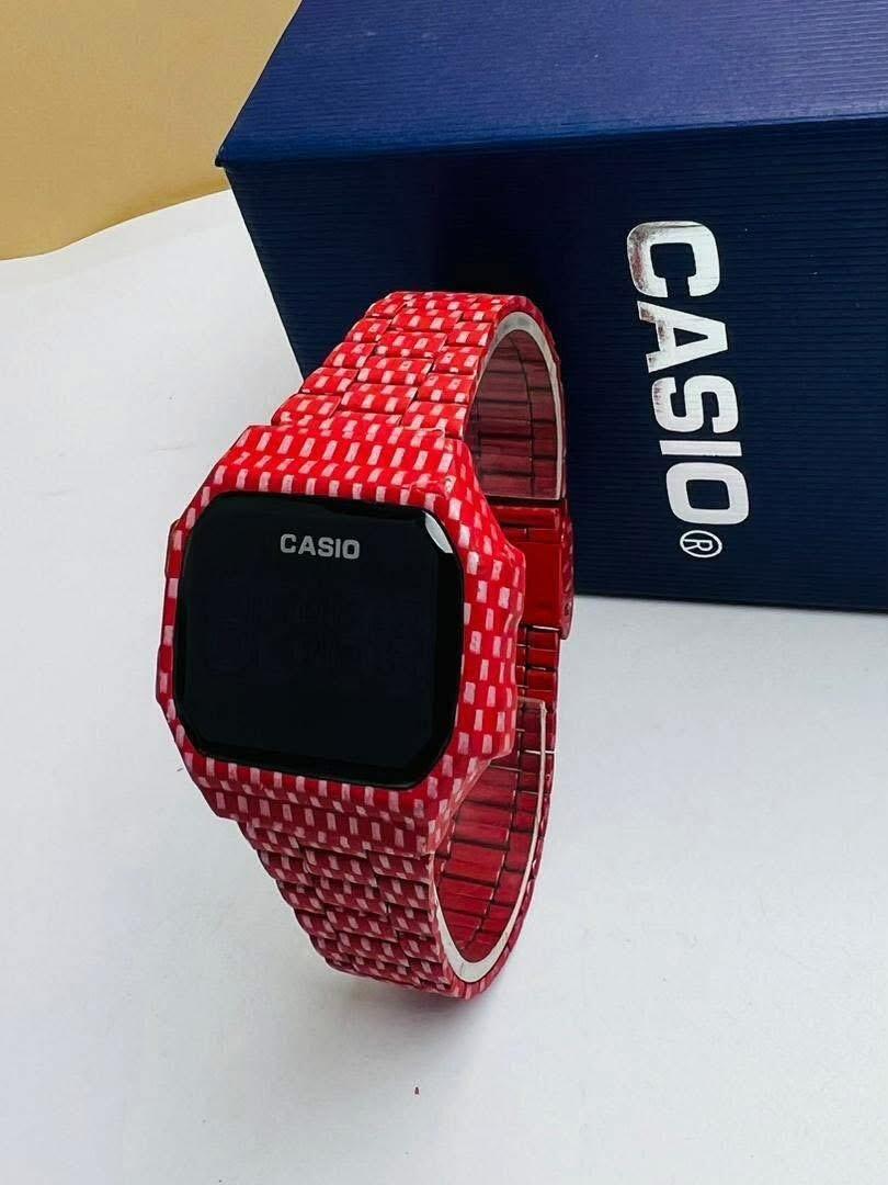 Montre tendance en bois tressé