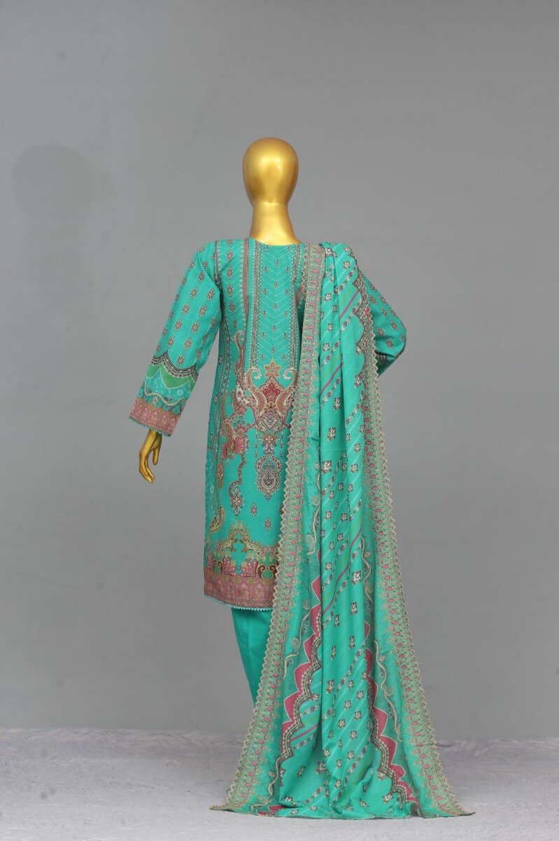 Embroided Khaddar Shirt Suit Amsha By KFH