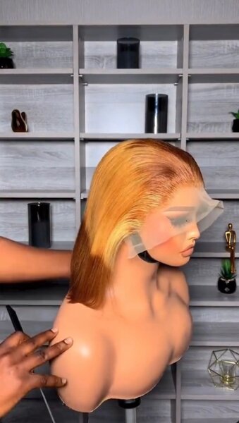 Perruque Lace Front Blonde