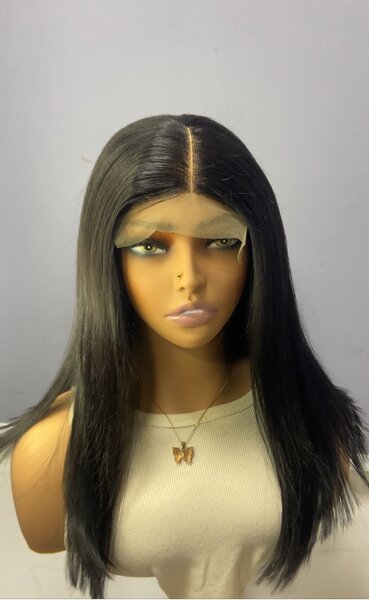 12 inches human hair blend bob
