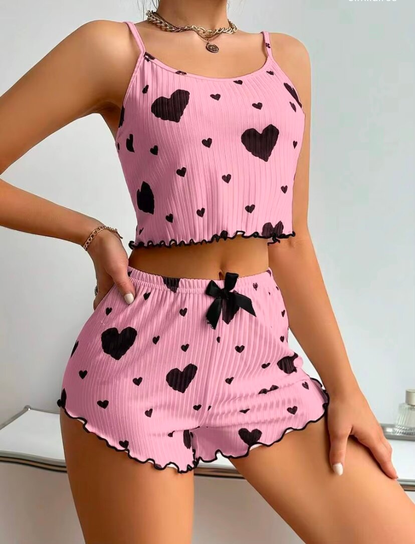 Ensemble Pyjama Femme Cœur