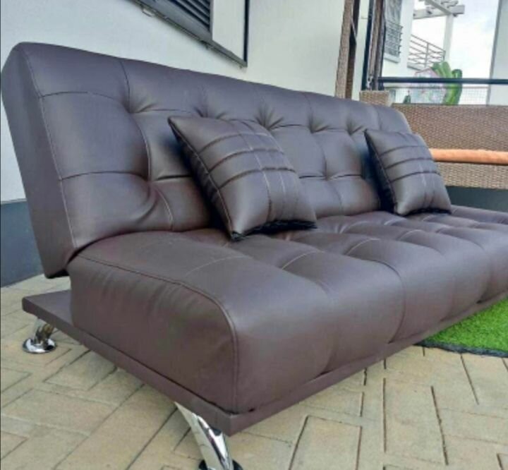 Canapé-lit moderne en cuir