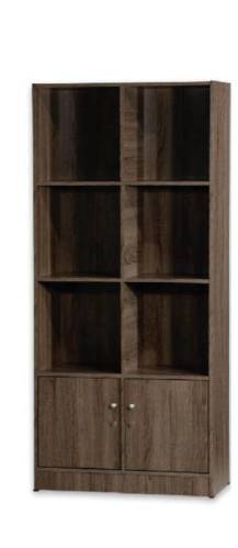 Brown bookshelf 80cmX30cmX174cm