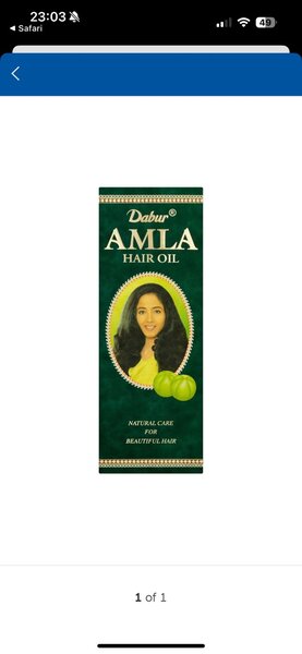 Huile capillaire Dabur Amla