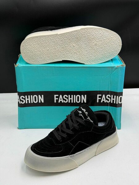 Baskets noires casual mode