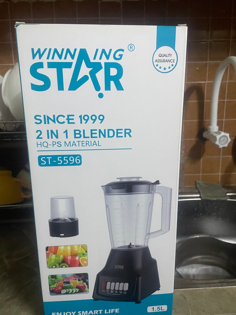 Winning Star 2-in-1 Blender