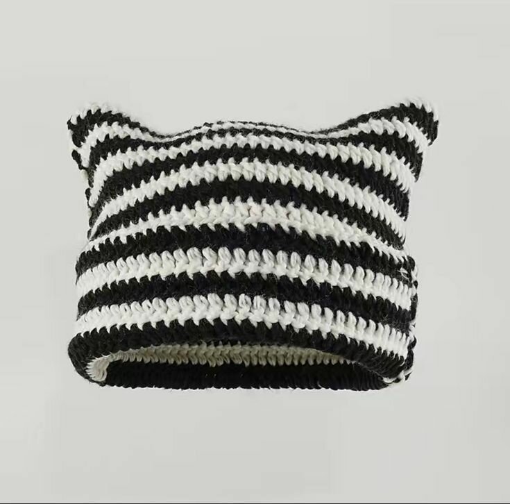 Bonnet cat au crochet