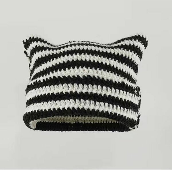 Bonnet cat au crochet