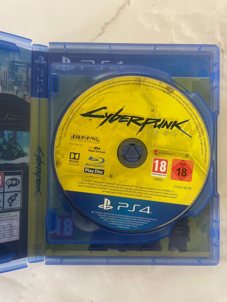 Jeu PS4 Cyberpunk 2077