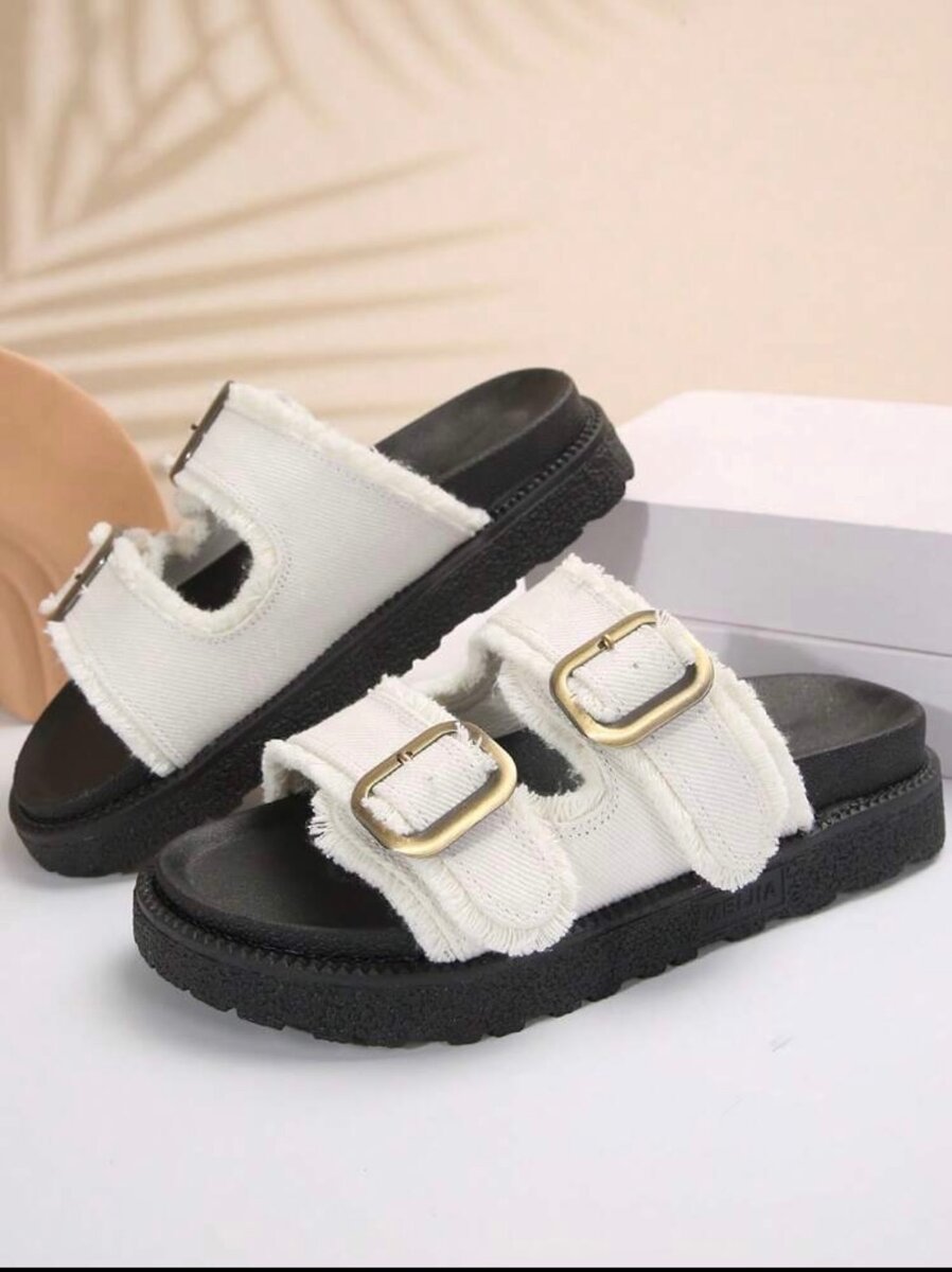 Sandales à semelle épaisse pour femme