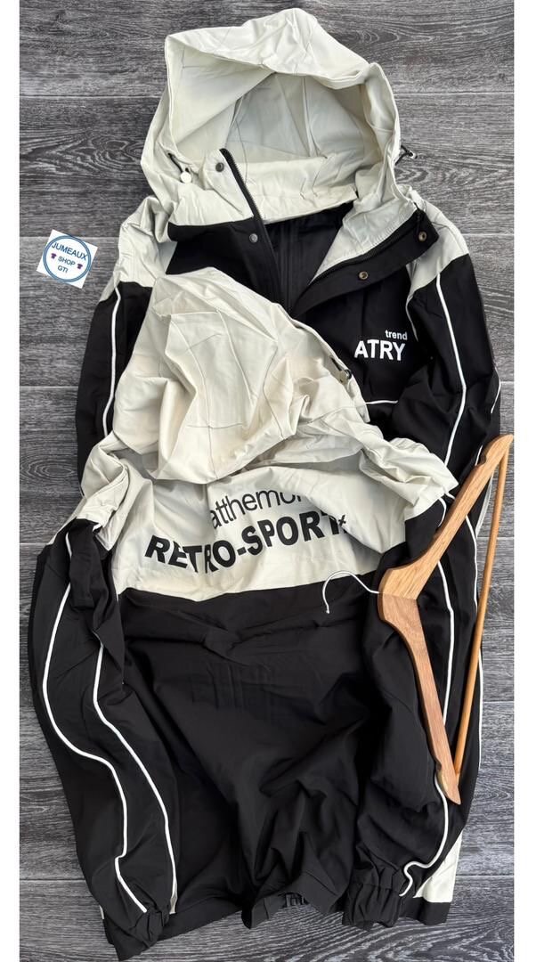 Veste coupe-vent rétro