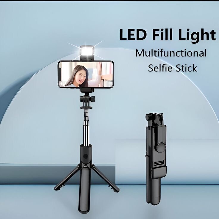 Perche Selfie LED Multifonction