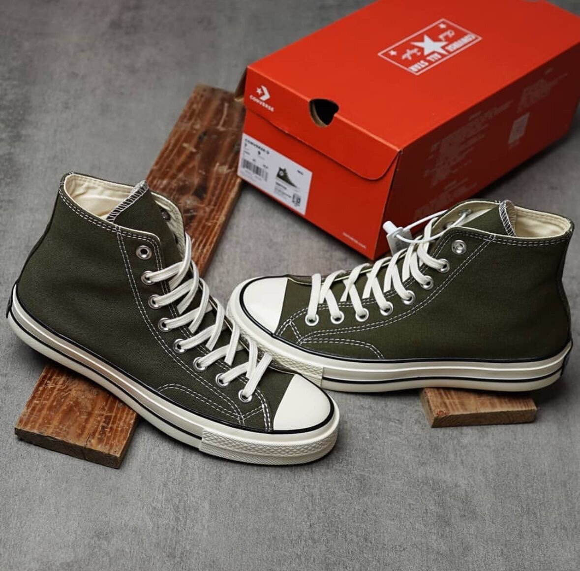 Converse Chaussures Hautes Style