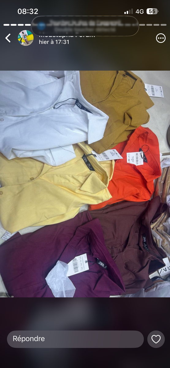 Chemise boutonnée pour femme