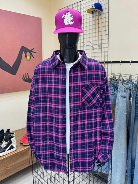 Veste en jean artistique