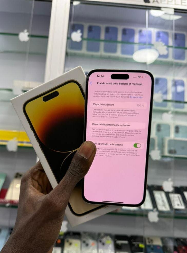 14 pro max 128go avec carton