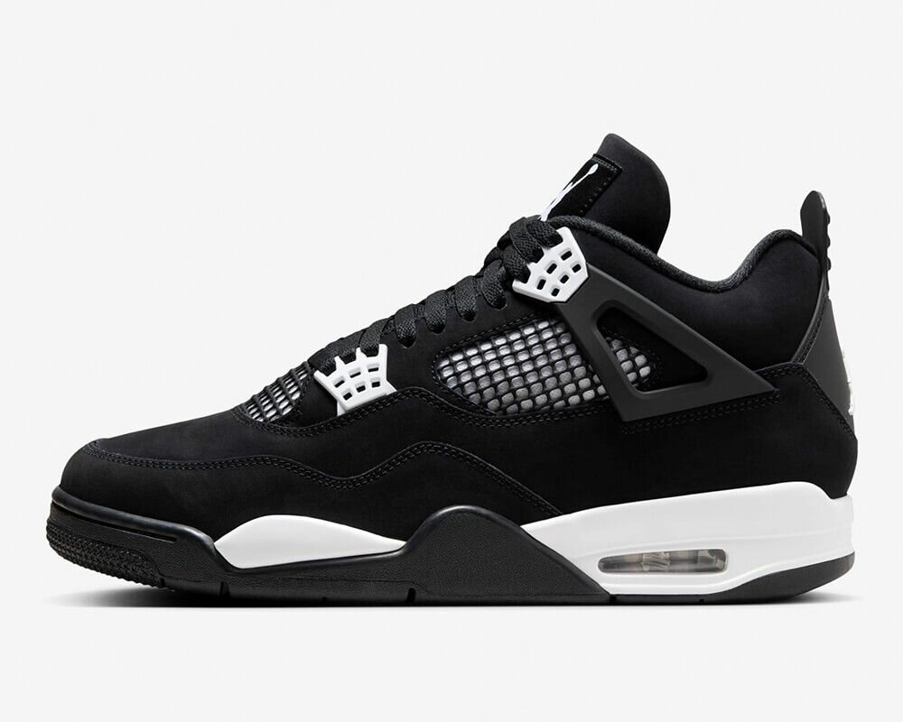 Jordan 4 retro Blanc noir