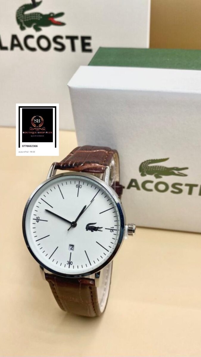 Montre classique homme Lacoste