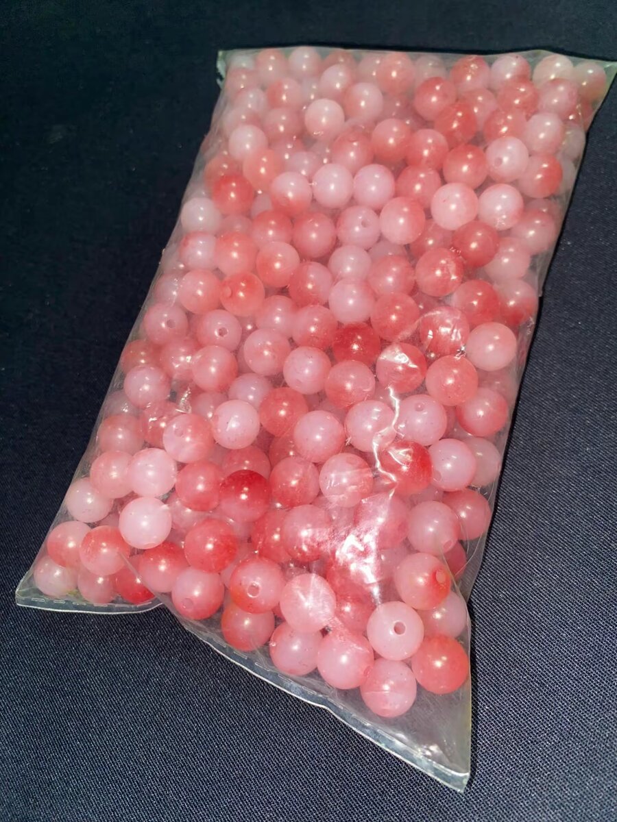 Perles en plastique mixtes