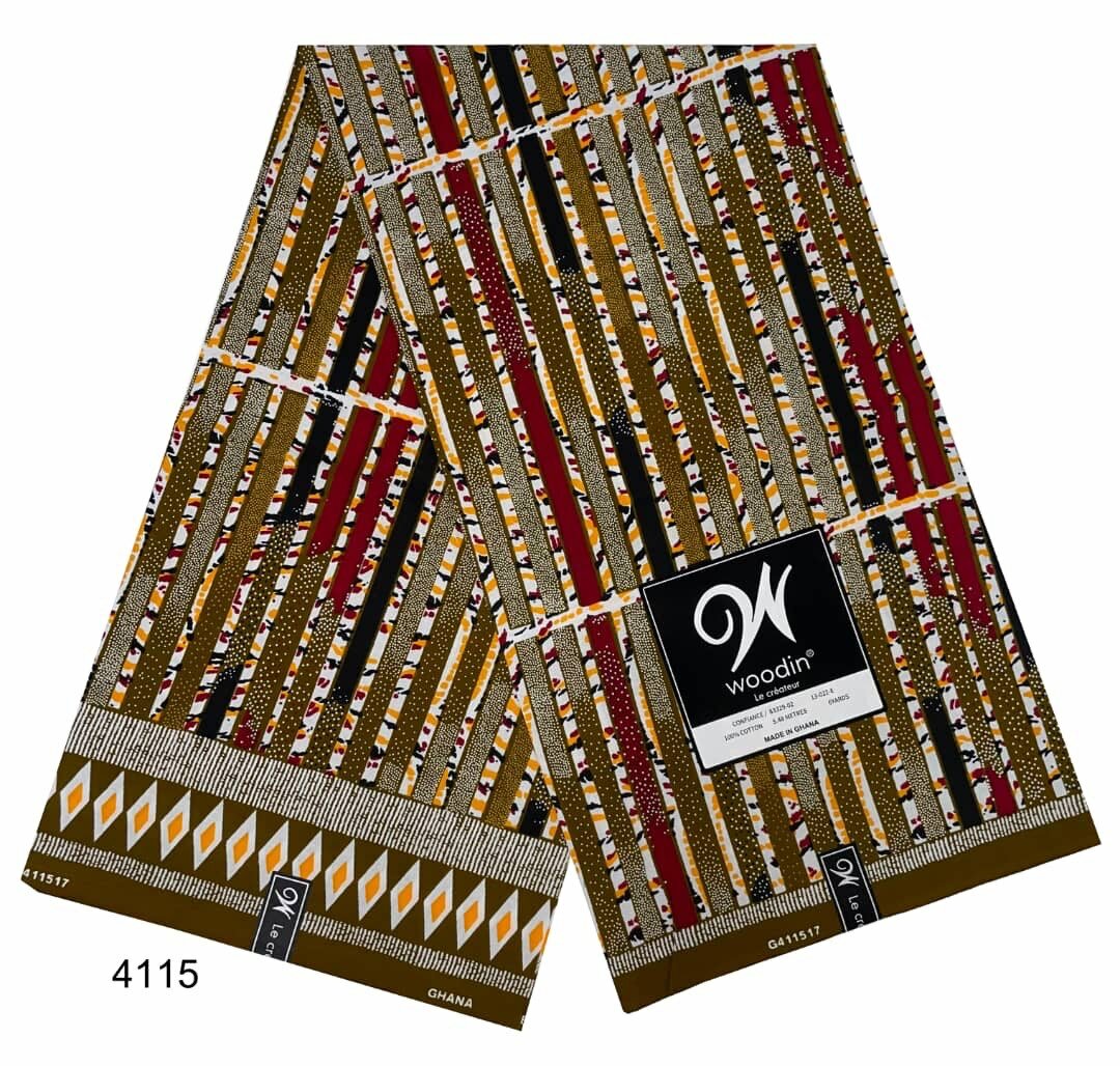 Tissu Africain Woodin Coloré