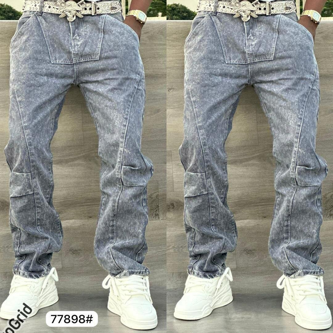 Jean cargo décontracté homme