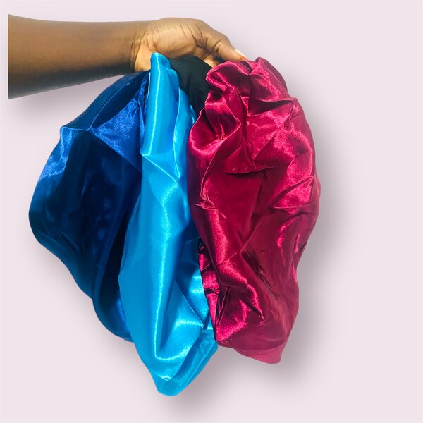 Wide band hair bonnet