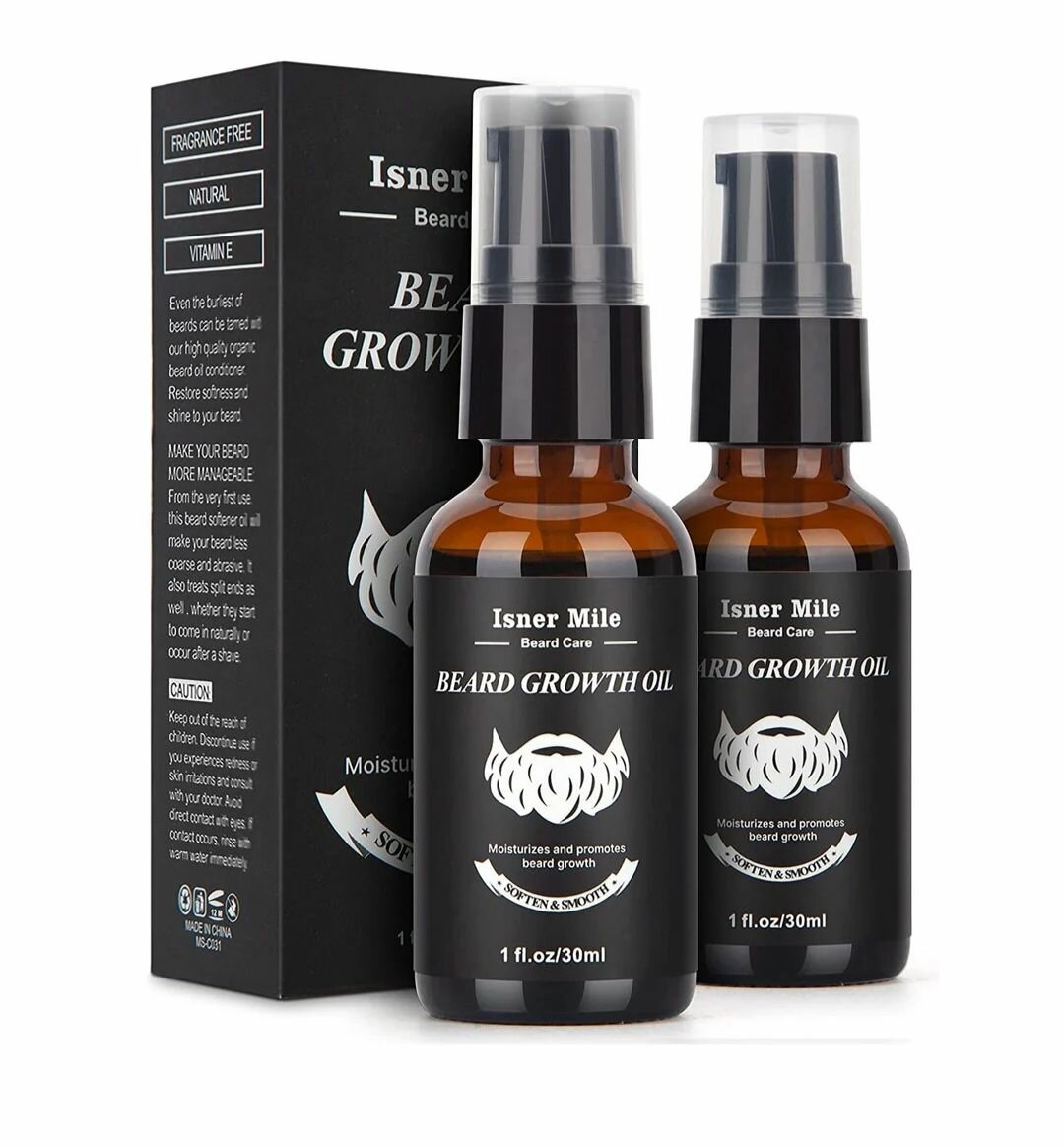 Beard oil 2 pieces
