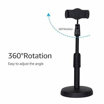 Desktop Mobile Stand - Adjustable Phone Holder for Work