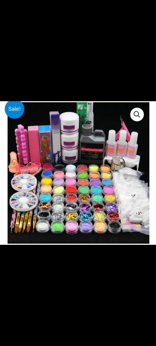 Professional  Acrylic  nails set