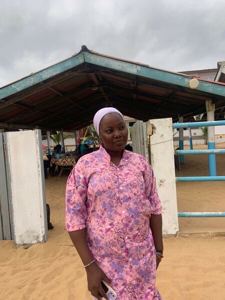 Tunique fleurie en coton