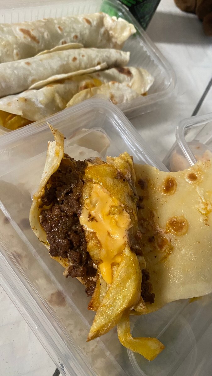 5 Tacos viande Fromage Fondant