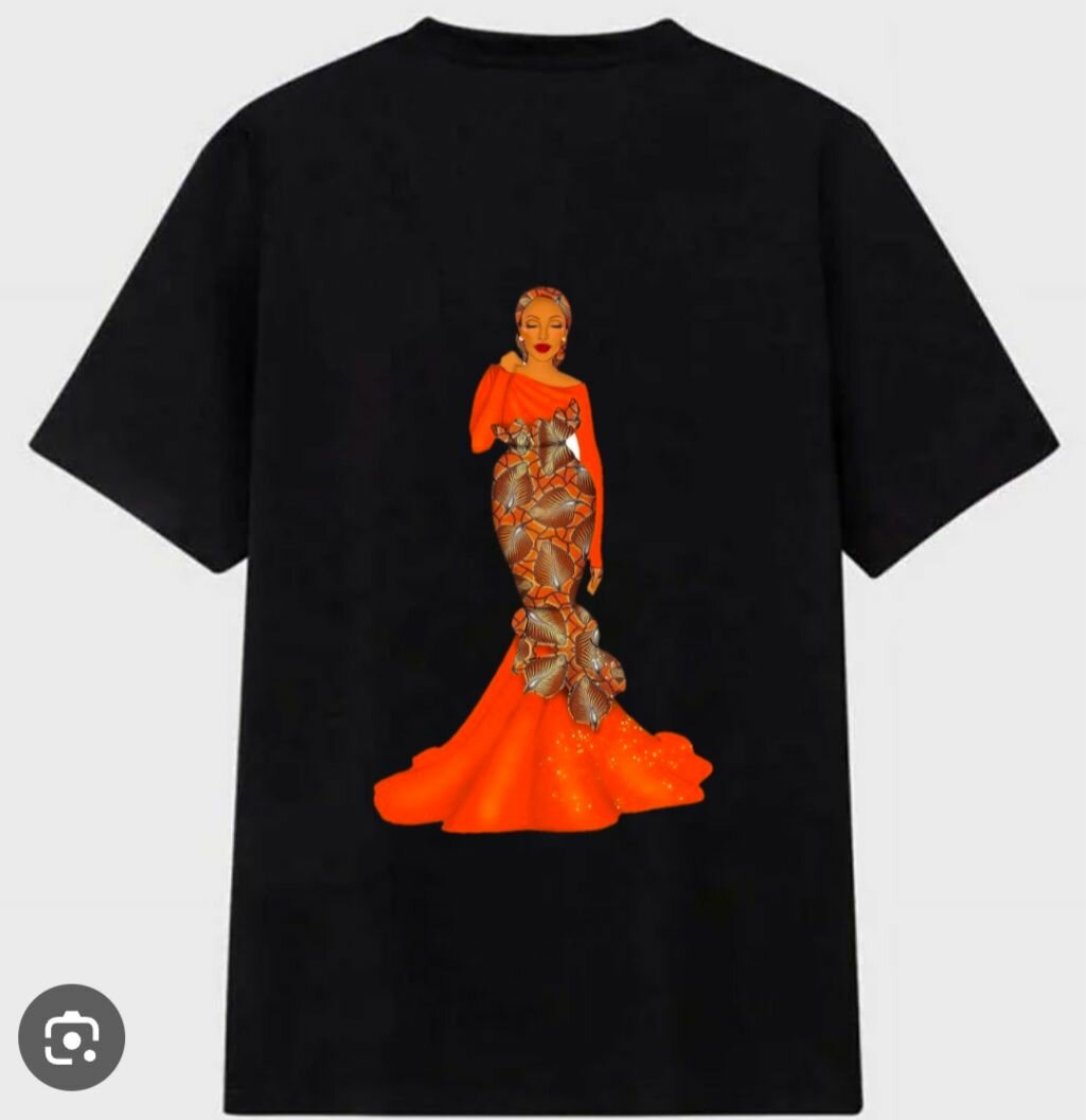 T-shirt artistique imprimé