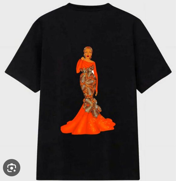 T-shirt artistique imprimé