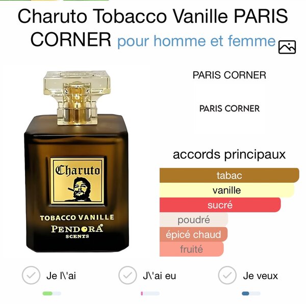 Charuto Tobacco Vanille Parfum