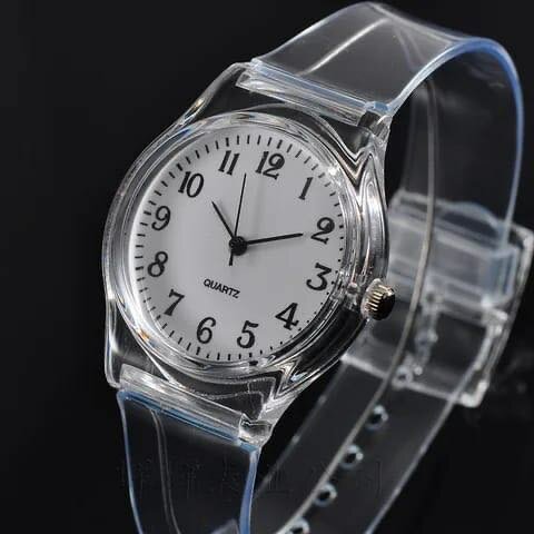 Montre Quartz Bracelet Transparent