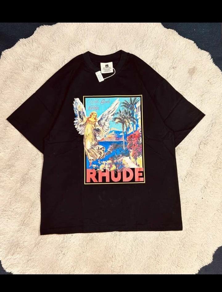 T-Shirt à Imprimé Ange Rhude