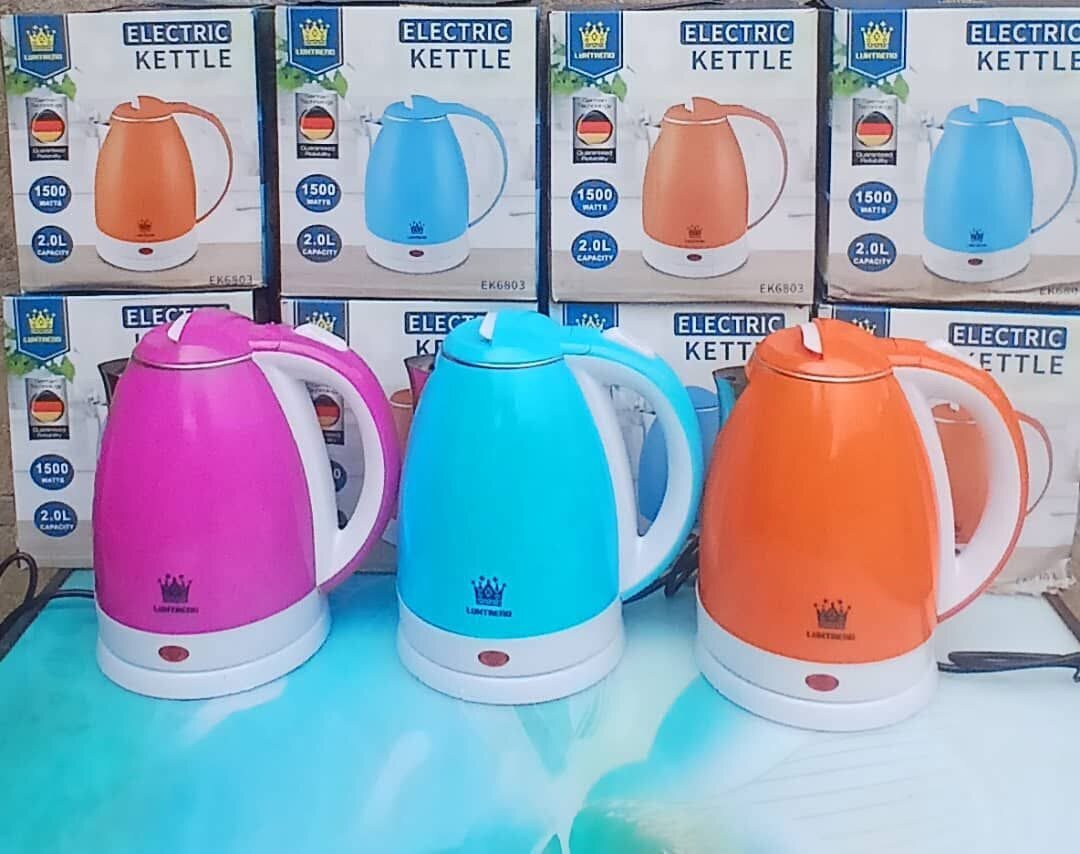 Bouilloire électrique 2L colorée