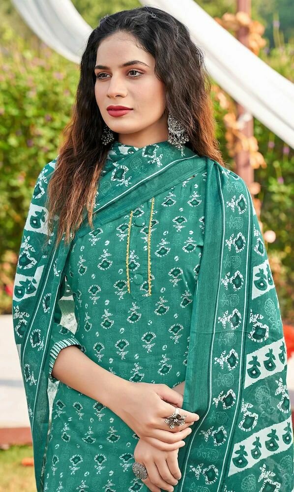 Green suit