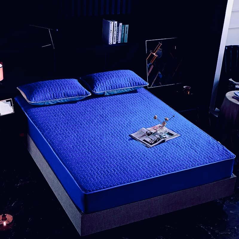 Bedroom set: waterproof mattress cover + 2pcs pillowcases