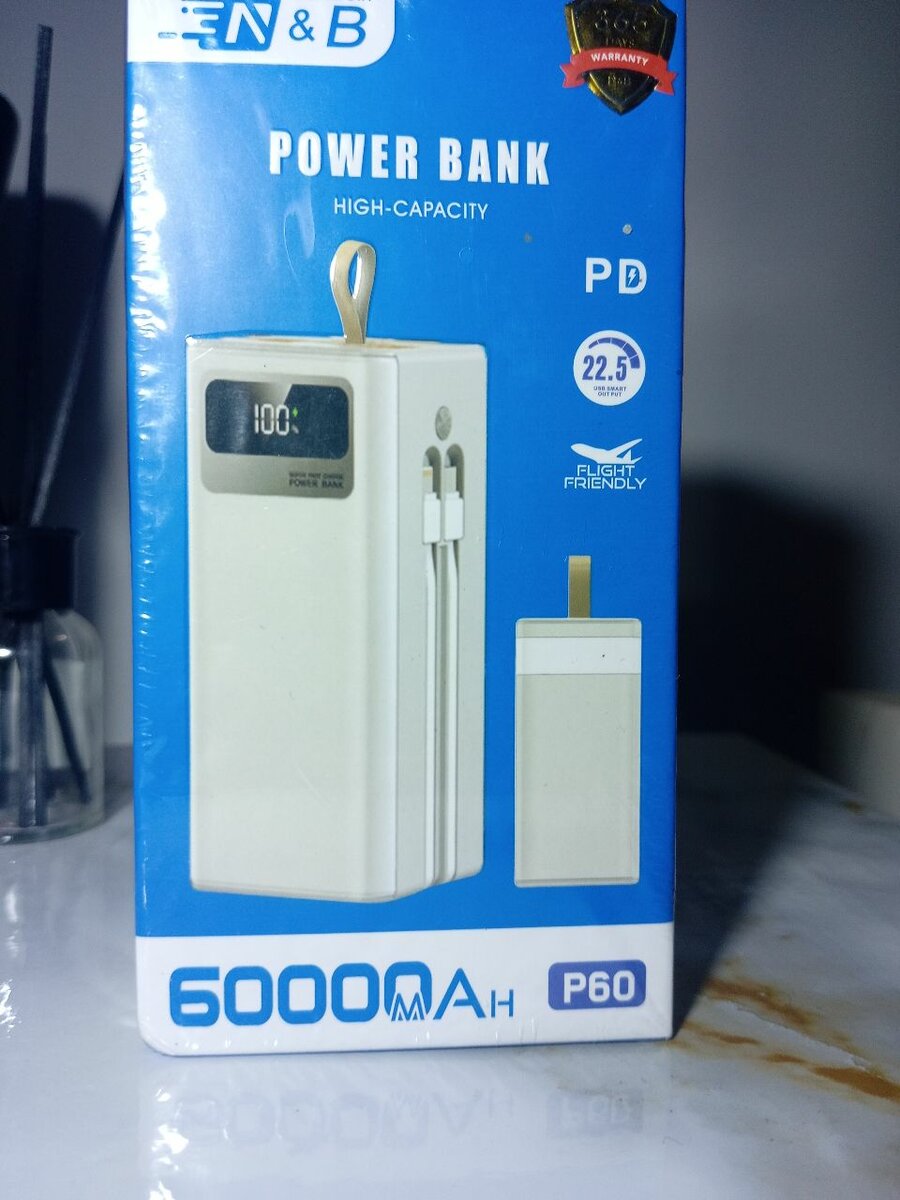 Power Bank 6000mAh PD N&B