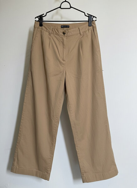 Pantalon Chino Beige Femme