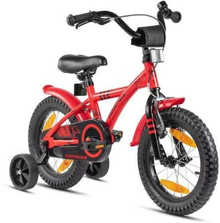 Vélo Enfant Rouge avec Stabilisateurs