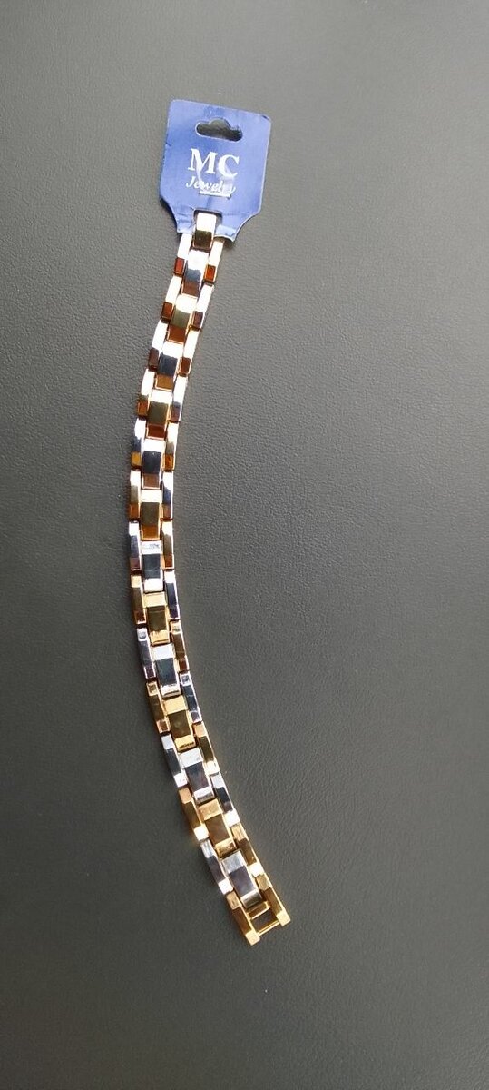 Bracelet élégant bicolore MC