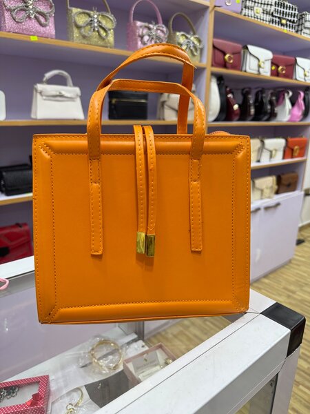 Popular Orange Trendy Bag