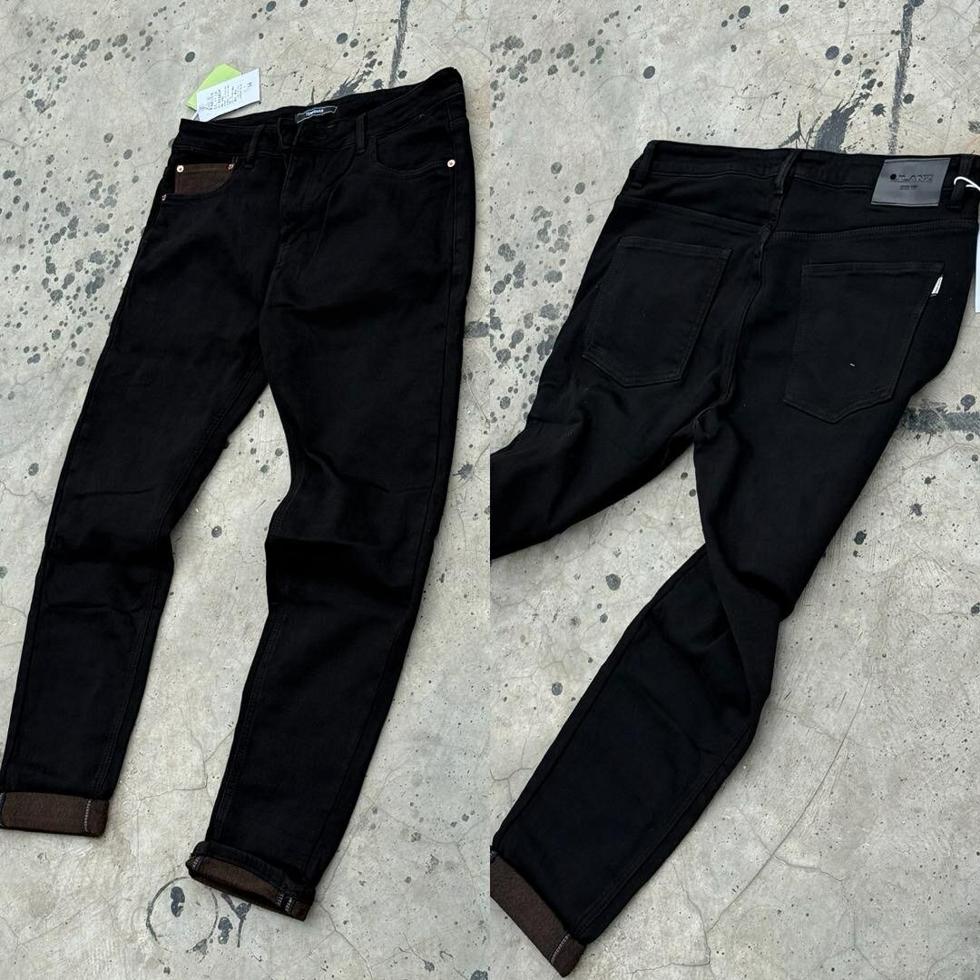 Jeans noirs unisexes