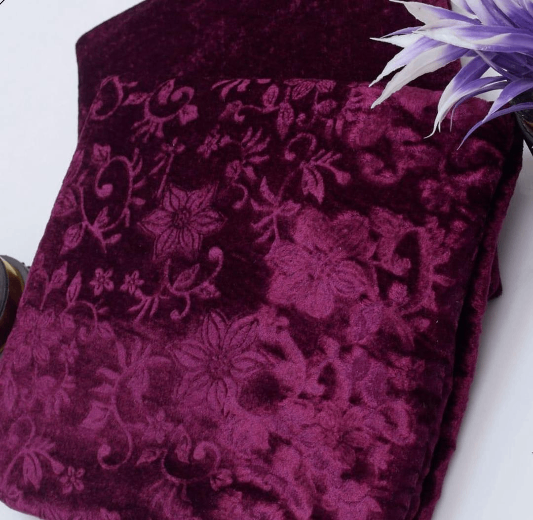 Velvet Printed Suit