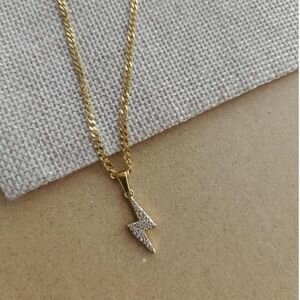 Chaînes En Acier Inoxydable Pendentif éclair