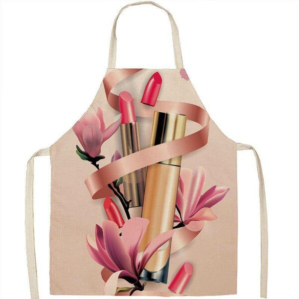 Tabliers à motif maquillage