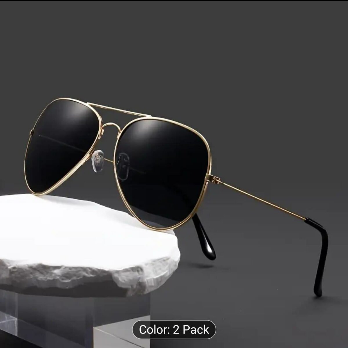 Lunettes Aviateur Classiques 2 Pack