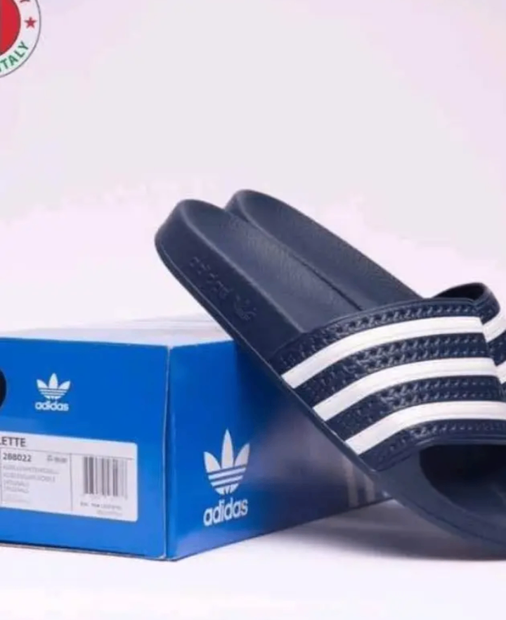 Tongs Adidas confort bleu